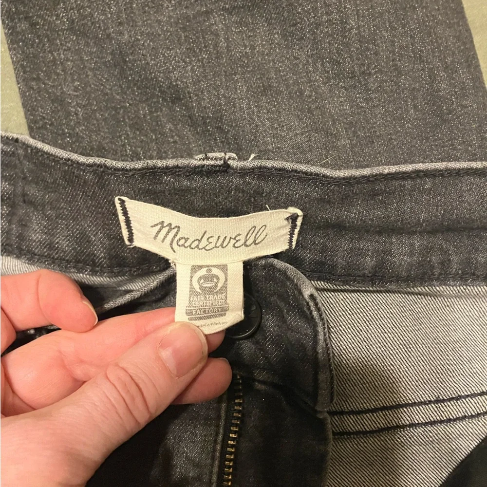 Madewell The Perfect Vintage Crop Jean Straight Leg High Waist 90s Mom Jean